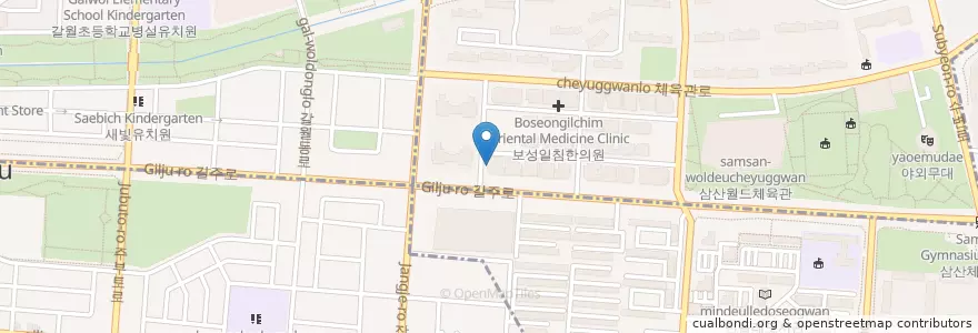 Mapa de ubicacion de 고운세상부평피부과의원 en Südkorea, Incheon, Bupyeong-Gu.