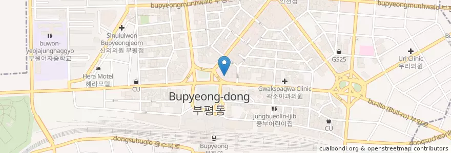 Mapa de ubicacion de 타임 피부과 성형외과 en Korea Selatan, 인천, 부평구, 부평동.