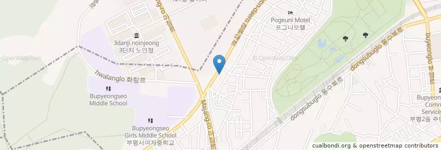 Mapa de ubicacion de 형치과의원 en Südkorea, Incheon, Bupyeong-Gu, Bupyeong-Dong.