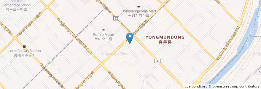 Mapa de ubicacion de Saeson Plastic Surgery Orthopedics Clinic en South Korea, Daejeon, Seo-Gu, Yongmun-Dong.