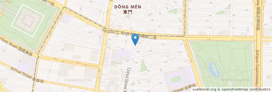 Mapa de ubicacion de 佳客多家常麵.湯餃 en تایوان, 新北市, تایپه, 大安區.