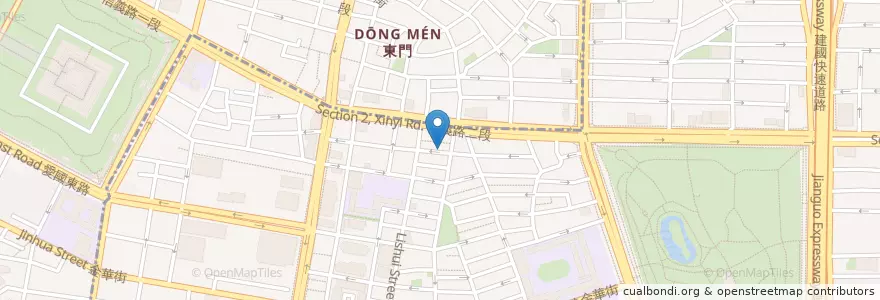 Mapa de ubicacion de 卡瓦利義式咖啡館 en 台湾, 新北市, 台北市, 大安区.