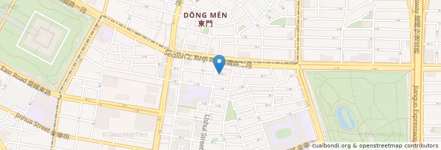 Mapa de ubicacion de 家家客家菜 en 타이완, 신베이 시, 타이베이시, 다안 구.