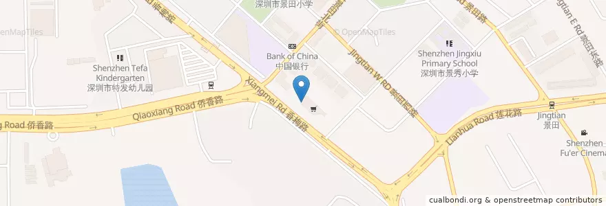 Mapa de ubicacion de 金满堂砂锅粥 en China, Cantão, Shenzhen, 福田区.