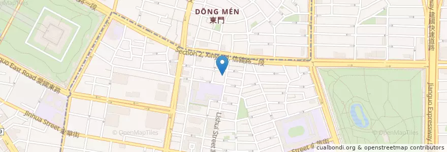 Mapa de ubicacion de 老郭川菜 en 臺灣, 新北市, 臺北市, 大安區.