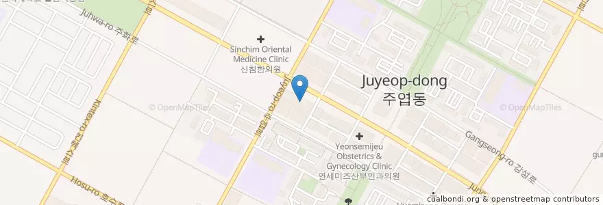 Mapa de ubicacion de 제원한의원 en Zuid-Korea, Gyeonggi-Do, 고양시, 일산서구.