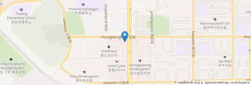 Mapa de ubicacion de 행신함께하는치과의원 en Korea Selatan, Gyeonggi, 고양시, 덕양구.