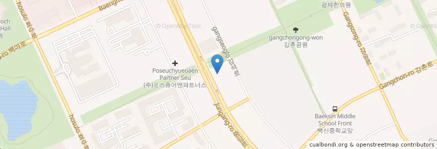 Mapa de ubicacion de 제일정신과의원 en Güney Kore, 경기도, 고양시, 일산동구.