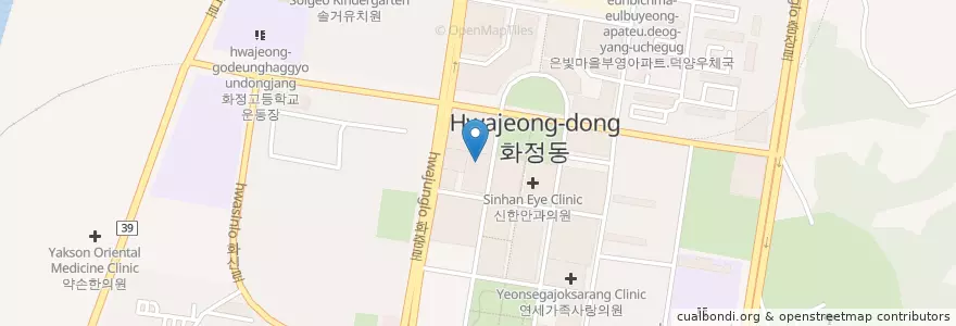 Mapa de ubicacion de 함께하는치과 en Coreia Do Sul, Gyeonggi, 고양시, 덕양구.