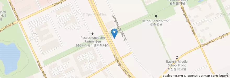 Mapa de ubicacion de 최치과 en كوريا الجنوبية, 경기도, 고양시, 일산동구.