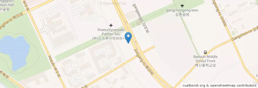 Mapa de ubicacion de 라이프치과 en كوريا الجنوبية, 경기도, 고양시, 일산동구.