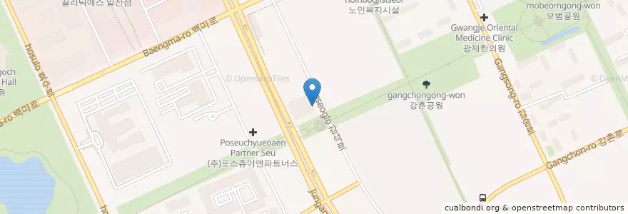 Mapa de ubicacion de 본재활의학과의원 en کره جنوبی, گیونگی-دو, 고양시, 일산동구.