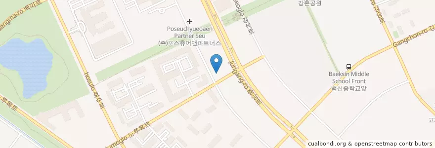 Mapa de ubicacion de 세란의원 en Corée Du Sud, Gyeonggi, 고양시, 일산동구.