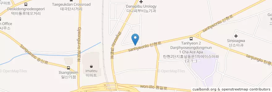 Mapa de ubicacion de 서울이비인후과 en Südkorea, Gyeonggi-Do, 고양시, 일산서구.