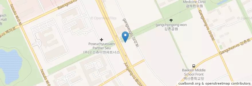 Mapa de ubicacion de 제일안과 en 韩国/南韓, 京畿道, 高阳市, 一山東區.