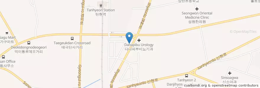Mapa de ubicacion de 메디누리황금철신경외과의원 en Республика Корея, Кёнгидо, Коян, 일산서구.