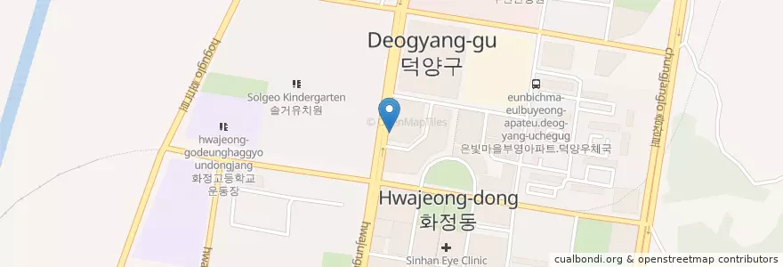 Mapa de ubicacion de Samdaeson Oriental Medicine Clinic en South Korea, Gyeonggi-Do, Goyang-Si, 덕양구.