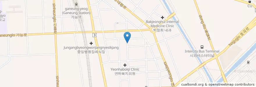 Mapa de ubicacion de 순춘한의원 en کره جنوبی, گیونگی-دو, 의정부시.