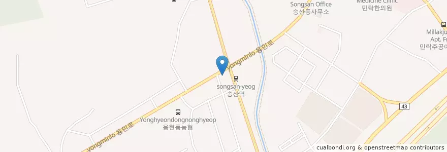 Mapa de ubicacion de Haiwel Korea en South Korea, Gyeonggi-Do, Uijeongbu-Si.