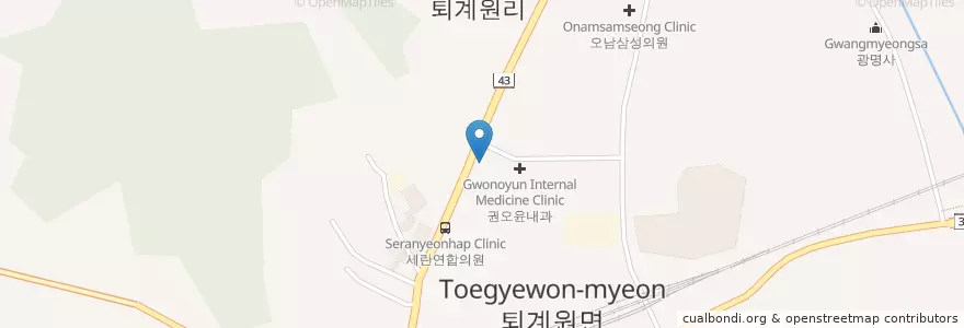 Mapa de ubicacion de 이정배소아과 en Corea Del Sur, Gyeonggi, 남양주.