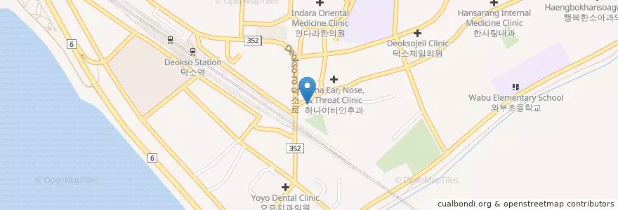 Mapa de ubicacion de 고운미소치과의원 en 韩国/南韓, 京畿道, 南楊州市.