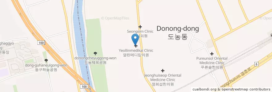 Mapa de ubicacion de 하와유치과 en Corea Del Sud, Gyeonggi.