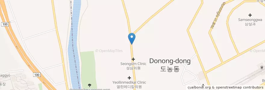 Mapa de ubicacion de 백치과의원 en Республика Корея, Кёнгидо.