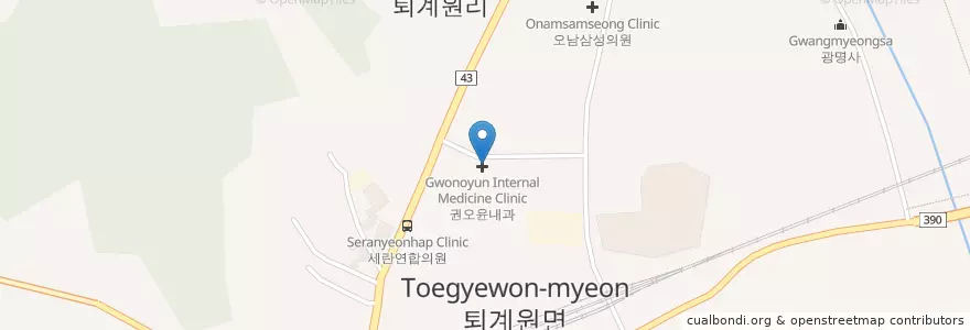 Mapa de ubicacion de 최형수치과 en Coreia Do Sul, Gyeonggi, 남양주.