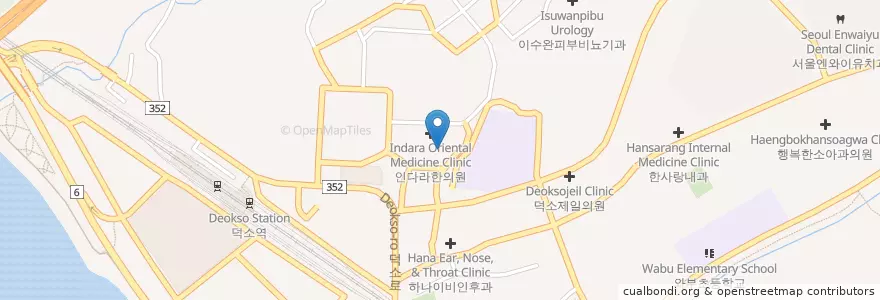 Mapa de ubicacion de Igangseok Internal Medicine Clinic en South Korea, Gyeonggi-Do, Namyangju-Si.