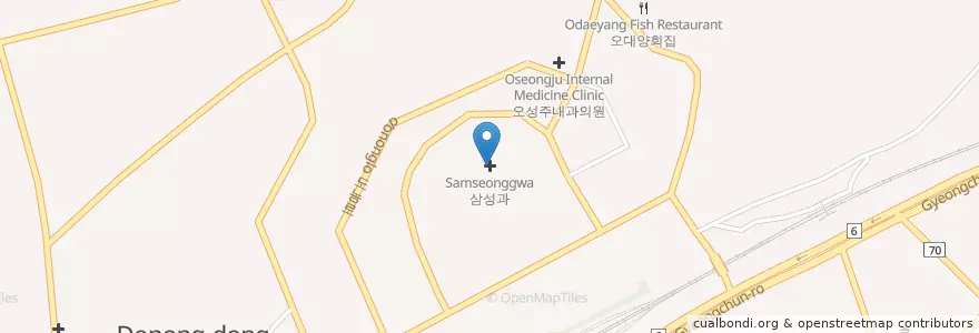 Mapa de ubicacion de Samseonggwa en South Korea, Gyeonggi-Do, Namyangju-Si.