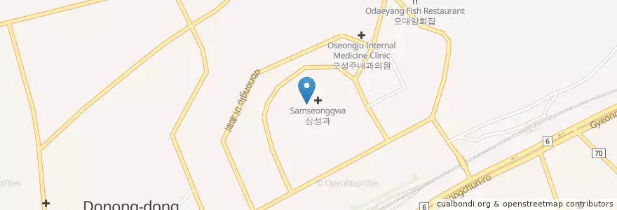 Mapa de ubicacion de 김승현이비인후과의원 en Korea Selatan, Gyeonggi, 남양주.