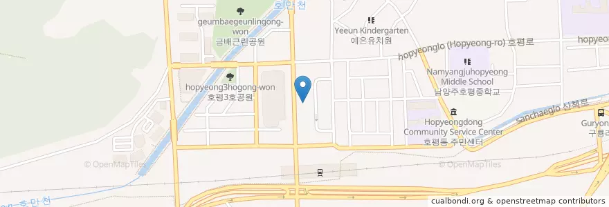 Mapa de ubicacion de 베스트정형외과 en كوريا الجنوبية, 경기도, 남양주.