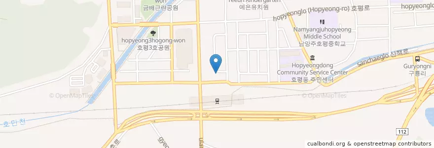 Mapa de ubicacion de Geumgang Oriental Medicine Clinic en South Korea, Gyeonggi-Do, Namyangju-Si.