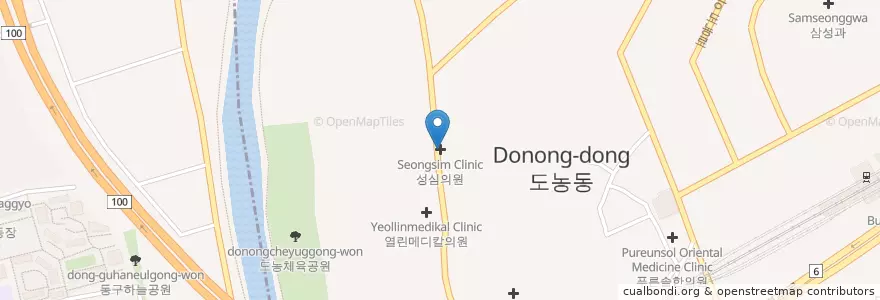Mapa de ubicacion de 성심의원 en Республика Корея, Кёнгидо.