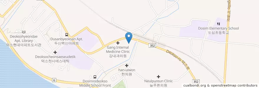 Mapa de ubicacion de Chamjoeun Oriental Medicine Clinic en South Korea, Gyeonggi-Do, Namyangju-Si.