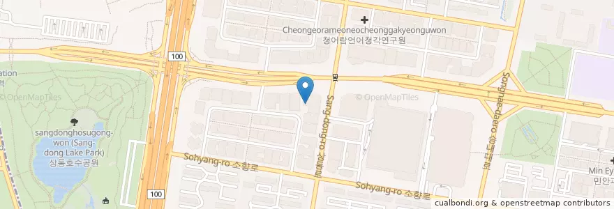 Mapa de ubicacion de 예쁜세상성형외과 en Corea Del Sur, Gyeonggi, 부천시.