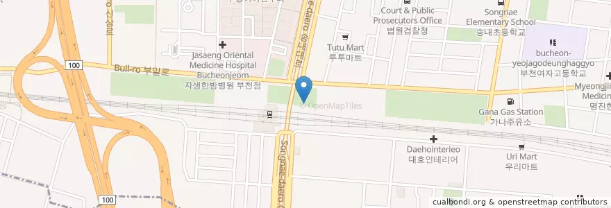 Mapa de ubicacion de 서연성형외과 en 韩国/南韓, 京畿道, 富川市.