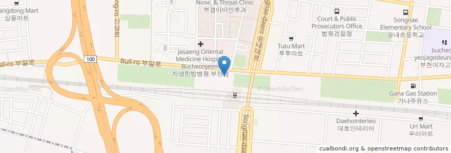 Mapa de ubicacion de 아름다운성형외과 en 大韓民国, 京畿道, 富川市.