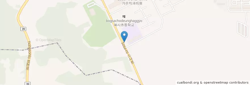 Mapa de ubicacion de 고려수재활병원 en 대한민국, 경기도, 시흥시.