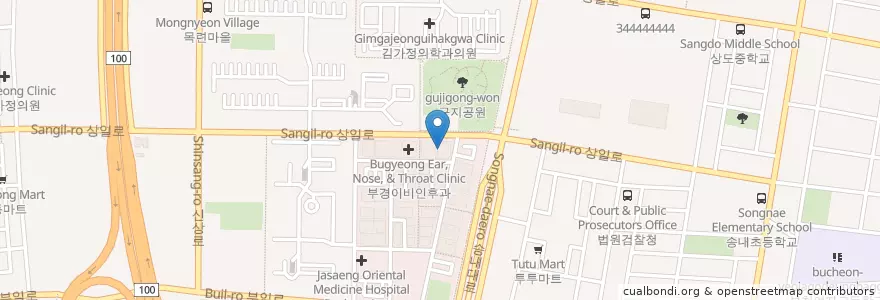 Mapa de ubicacion de 최병욱성형외과 en Korea Selatan, Gyeonggi, 부천시.