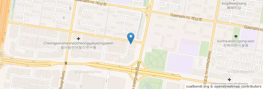 Mapa de ubicacion de Gaanseonbaek Dental Clinic en South Korea, Gyeonggi-Do, Bucheon-Si.