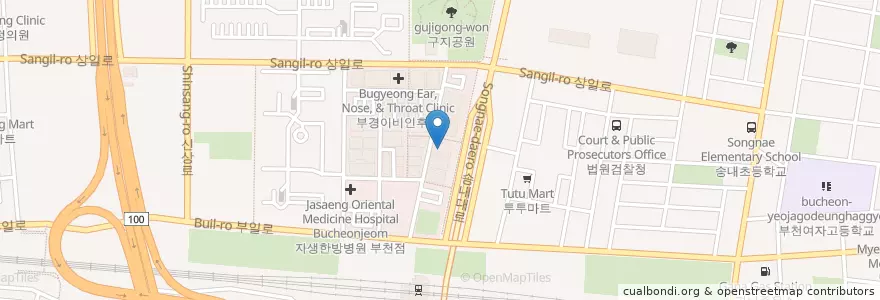 Mapa de ubicacion de Gwanghyewon Oriental Medicine Clinic en South Korea, Gyeonggi-Do, Bucheon-Si.