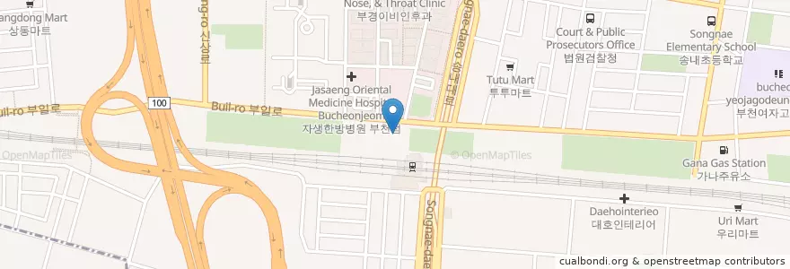 Mapa de ubicacion de 임영철치과의원 en 大韓民国, 京畿道, 富川市.