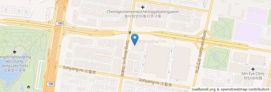 Mapa de ubicacion de 플러스피부과의원 en Corée Du Sud, Gyeonggi, 부천시.