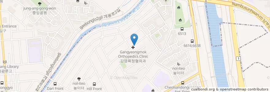 Mapa de ubicacion de 임내과의원 en 大韓民国, 京畿道, 光明市.