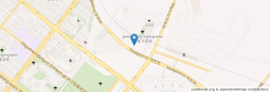 Mapa de ubicacion de 제이치과 en 대한민국, 경기도, 시흥시.