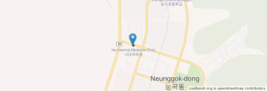 Mapa de ubicacion de 수이비인후과 en Korea Selatan, Gyeonggi, 시흥시.