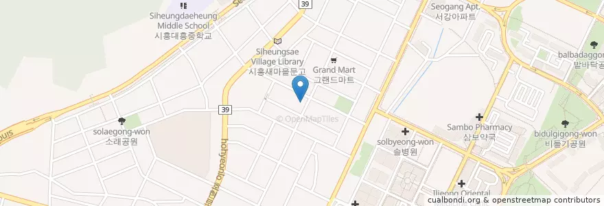 Mapa de ubicacion de 예선미술피아노학원 en Korea Selatan, Gyeonggi, 시흥시.