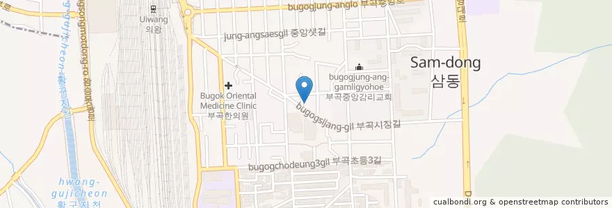 Mapa de ubicacion de 김광호의원 en Coreia Do Sul, Gyeonggi, 의왕시, 부곡동.