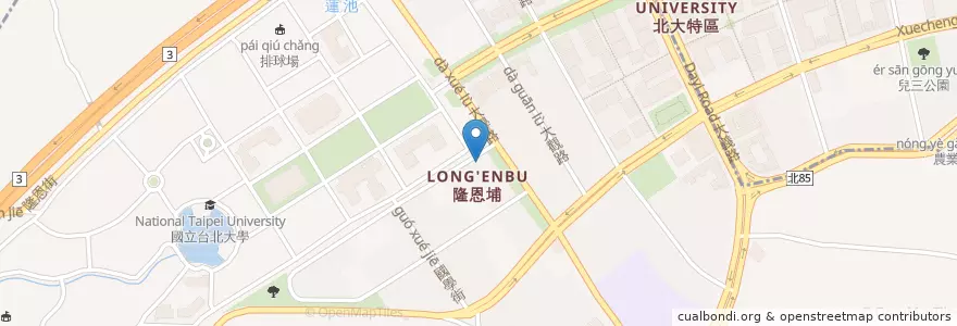 Mapa de ubicacion de 韓一美食館 en تايوان, تايبيه الجديدة, 三峽區.